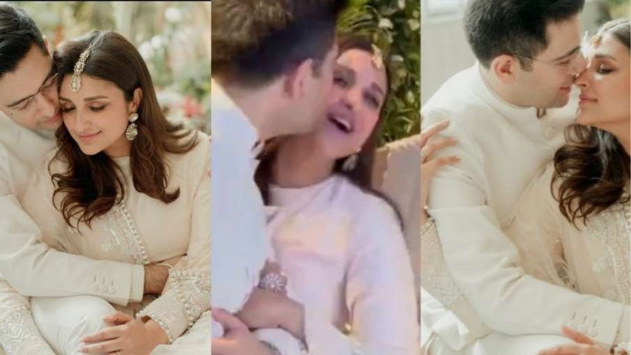 Parineeti-Raghav Engagement: परिणीति चोपड़ा और राघव चड्ढा के इस रोमांटिक डांस का वीडियो हो रहा वायरल, देखिए वीडियो