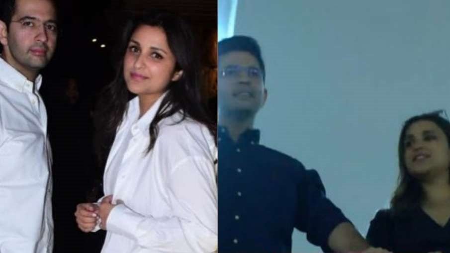 Parineeti Chopra-Raghav Chadha: मुंबई ओर पंजाब का मैच देख पहुंचे परिणीति और राधव, वायरल हो रही यह तस्वीर,