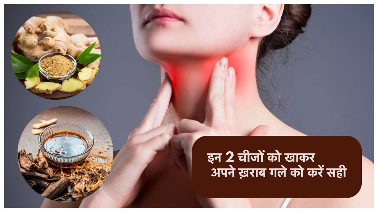 Health Tips: इन 2 चीज़ों को खाकर अपने ख़राब गले को करे सही, वस करे ये उपाए