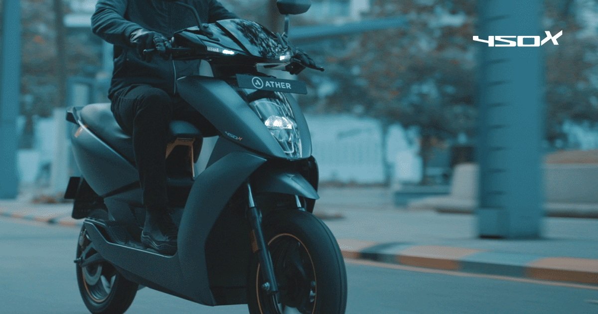 Ather 450S Electric Scooter - धसू रेंज और नए फीचर्स के साथ फिर धूम मचेगी एथर की ये धसू स्कूटर,