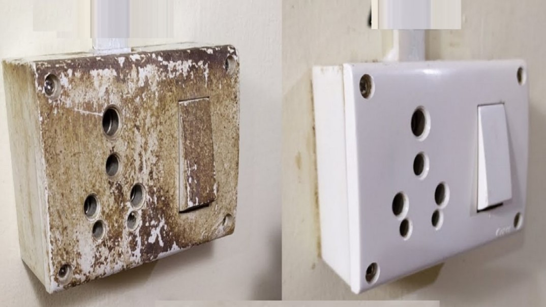 Switch Board Cleaning Tips - मिनटों में करें बरसों के काले पड़े स्विच बोर्ड को साफ़, फॉलो करे ये आसान टिप्स,