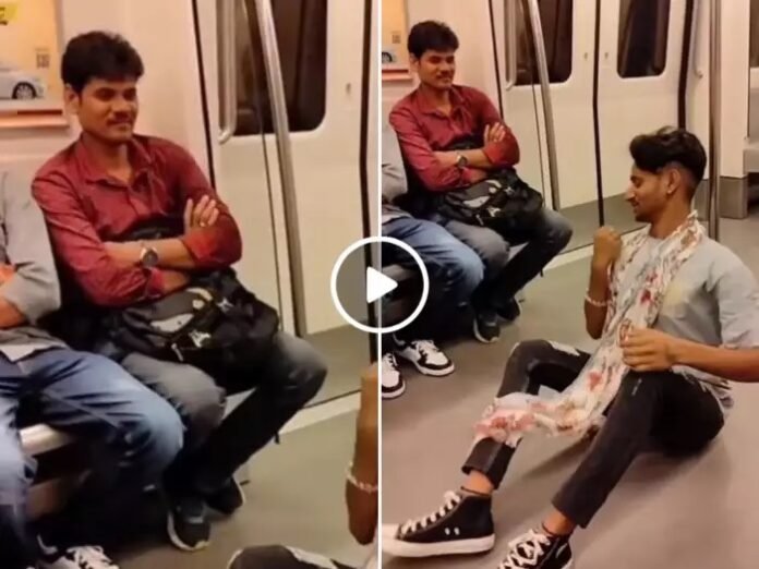 Viral Video - दिल्ली मेट्रो में लड़के ने चुन्नी ओढ़ किया बेली डांस, लोगो ने कहा - 'बस यही देखना रह गया था'