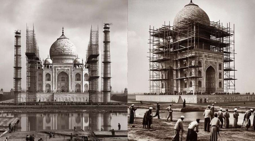 1631 में कुछ ऐसा बना था Taj Mahal, AI ने पेश की कुछ ऐसी तस्वीर,