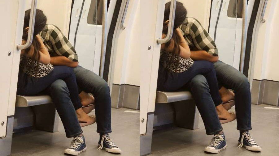 Viral Video - दिल्ली मेट्रो में Kiss करते हुए कपल का वीडियो वायरल, लोगो ने किये गुस्से भरे कमेंट,