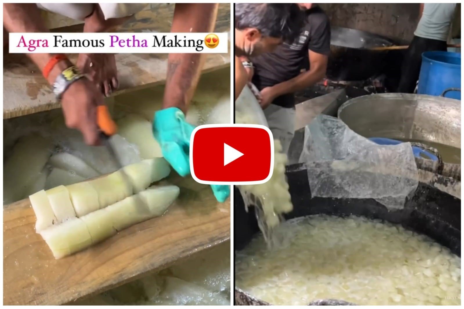 Petha Making Video - See how Agra's famous Petha is prepared