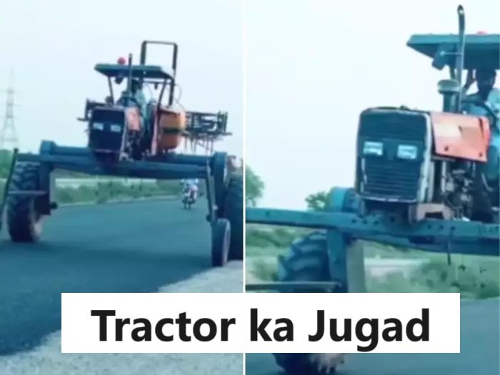 Tractor ka Jugad - देसी जुगाड़ से किसान ने ट्रेक्टर को किया ऐसा मॉडिफाई, देख लोग रह गए दंग,