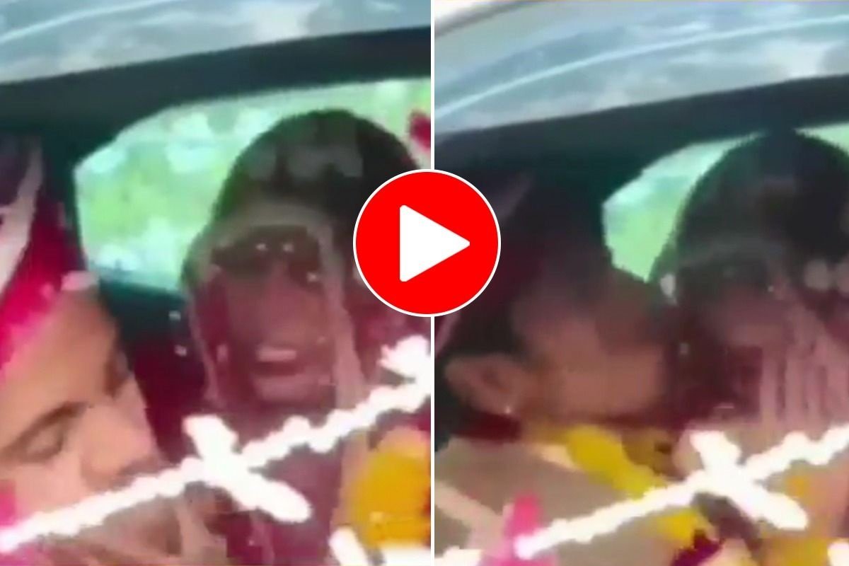 Dulhan Ka Video - दूल्हे से चिढ़ गई दुल्हन, कार में बैठते ही बरसा दिए चांटे | देखे वीडियो
