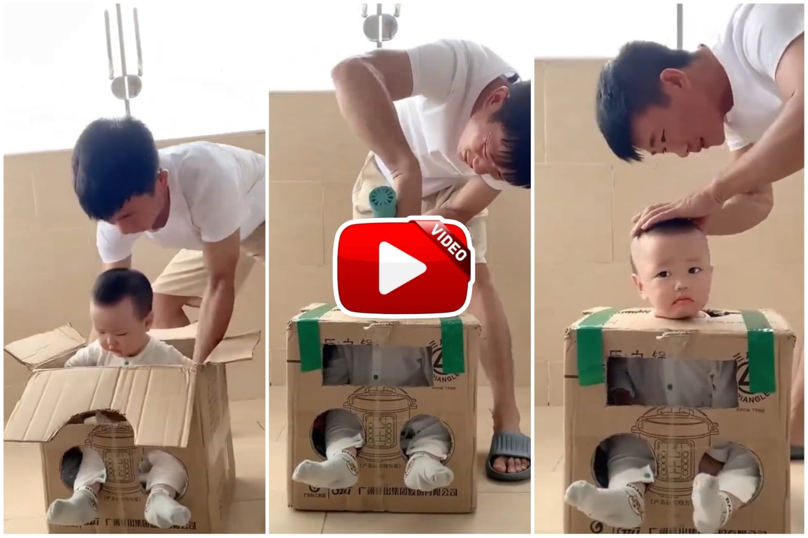 Jugaad Wala Video - Amazing Jugaad for cutting child's hair
