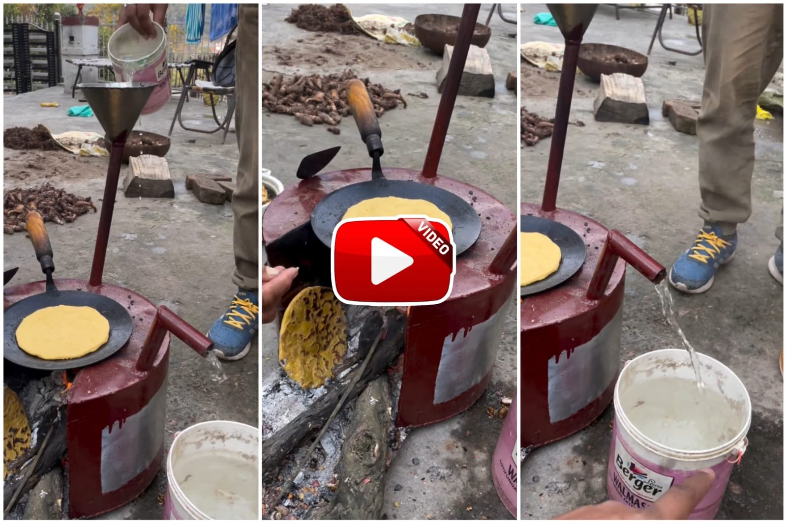 Desi Jugaad Video - A person made an amazing water heating device