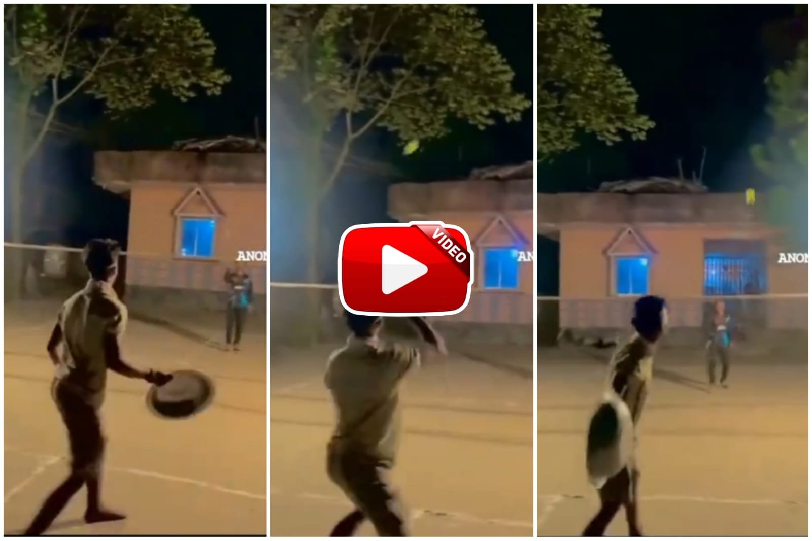 Jugaad Video - The boy used his talented mind to play badminton