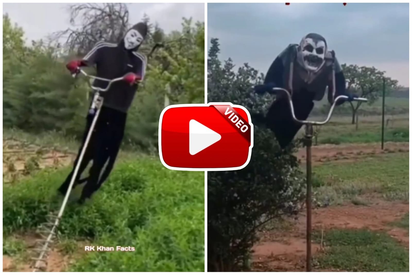 Kisan Ka Jugad - Farmer brother sets dangerous devil to drive away wild animals