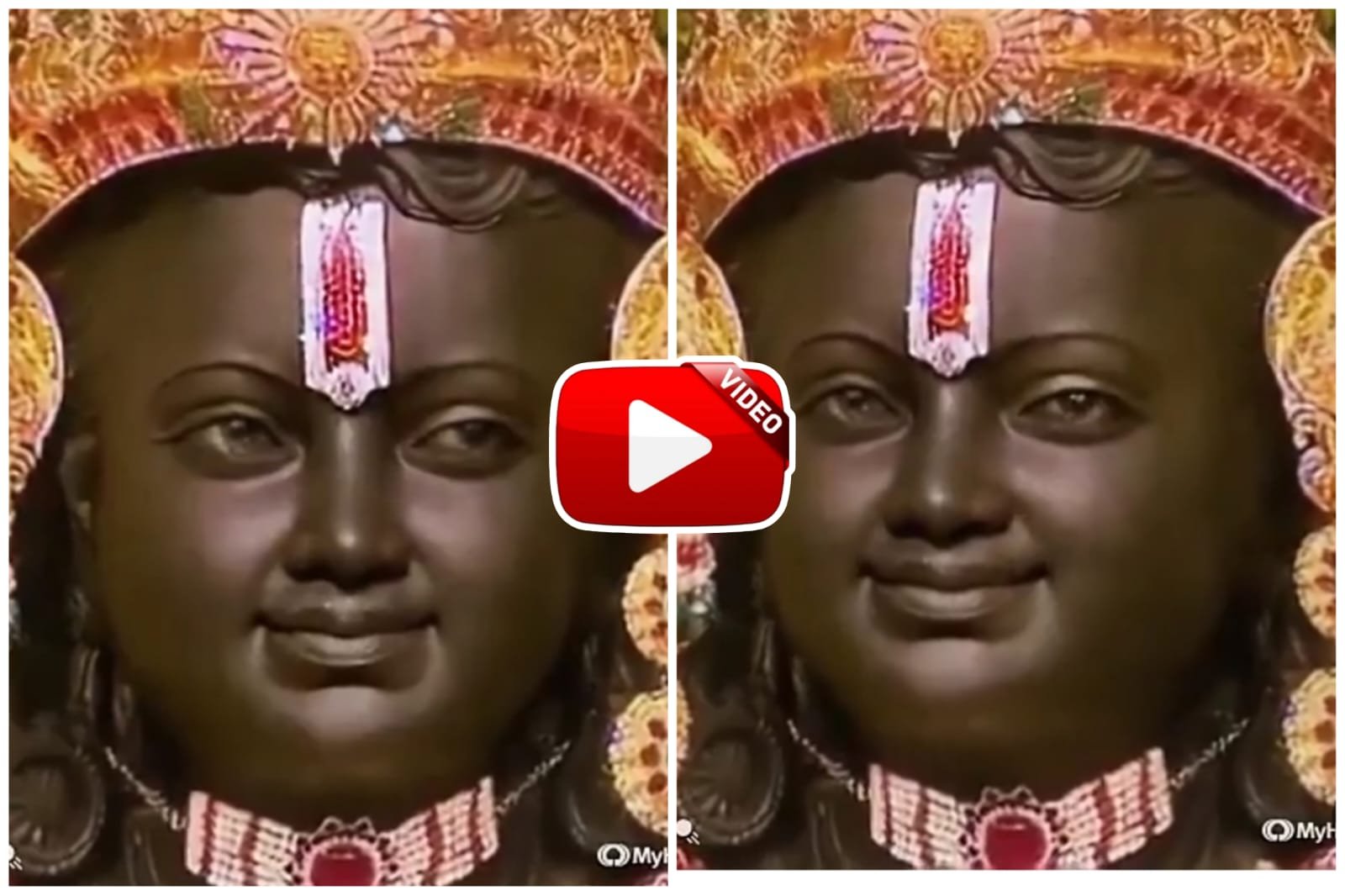 Ram Lala Ka Video - Shri Ram Lala's statue blinked, video went viral