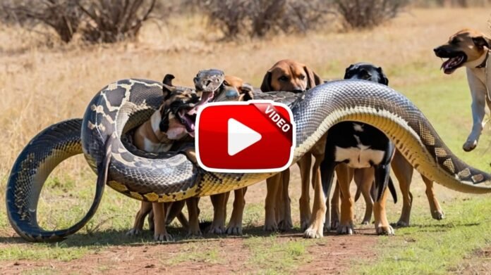 Cobra Ka Video - Giant lonely Nagraj was harassed by five dogs