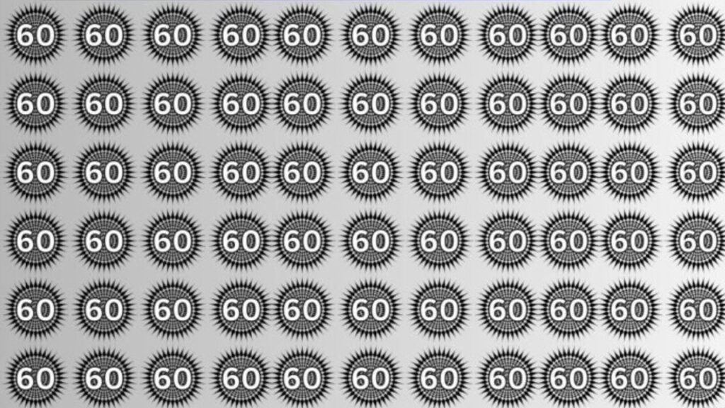 Optical illusion: तेज बुद्धि वाले ही ढूंढ पाएंगे 60 के बीच में 90, ढूंढ लिया तो कहलाओगे सिकंदर  