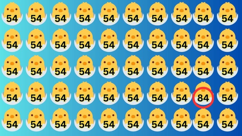 Optical illusion: 54 के भीड़ में ढूंढ लिया 84 तो मान जायेगे आपको शहंशाह