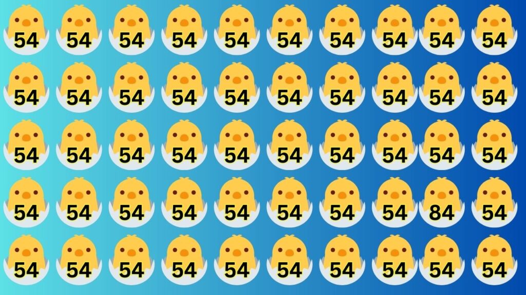 Optical illusion: 54 के भीड़ में ढूंढ लिया 84 तो मान जायेगे आपको शहंशाह