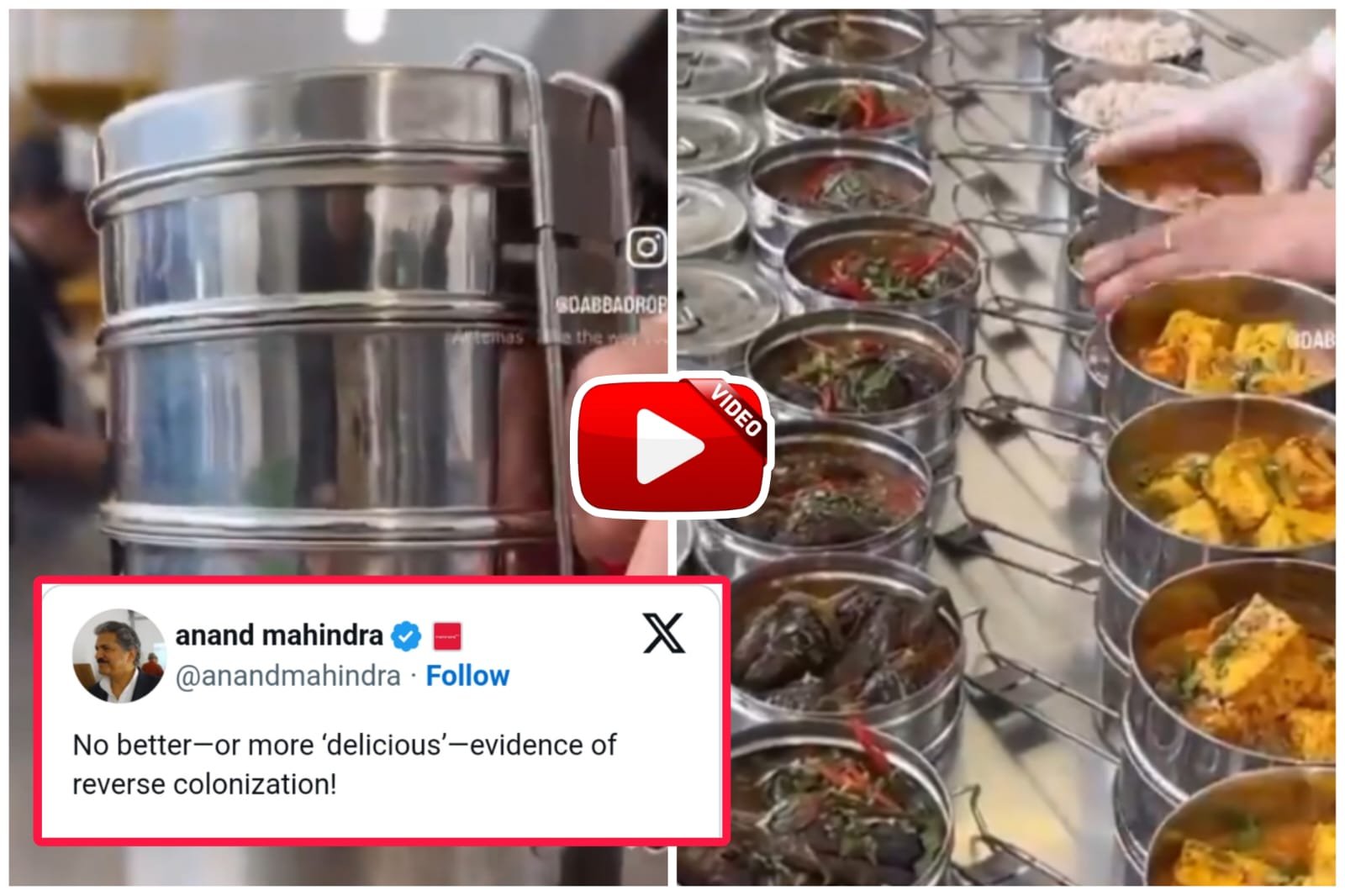 Anand Mahindra Anand Mahindra's heart is in love with this tiffin service of London.