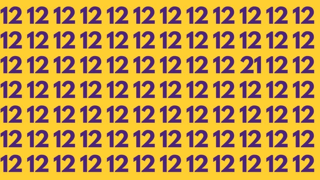 Optical illusion: तेज दिमाग वाले भी नहीं ढूंढ पा रहे हैं 12 की आड़ में छुपा 21 नंबर, क्या आप ढूंढ पाओगे