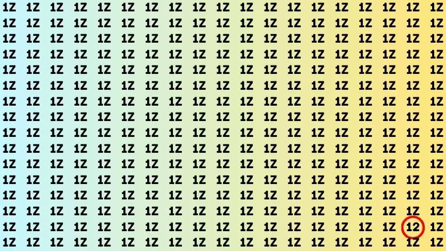 Optical Illusion: आज बीरबल भी होता तो 10 सेकंड में नहीं ढूंढ पाता 1z के आड़ में छिपा 12 अंक, ढूंढने वाला कहलायेगा मास्टर माइंड