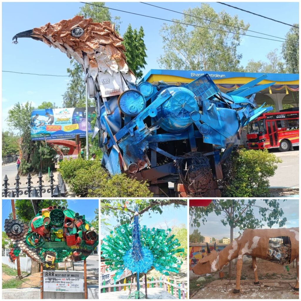 Betul News: The artefacts were painted and given a new look.