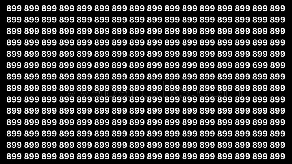 Optical illusion: बीरबल का नाती भी नहीं ढूंढ पाया 5 सेकंड में 899 के भीड़ में 699 नंबर, ढूंढ लिया तो कहलाओगे जेम्स बांड