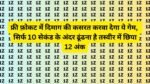 Optical Illusion IQ Test: फ्री फ़ोकट में दिमाग की कसरत करवा देगा ये गेम, सिर्फ 10 सेकंड के अंदर ढूंढना है तस्वीर में छिपा 12 अंक