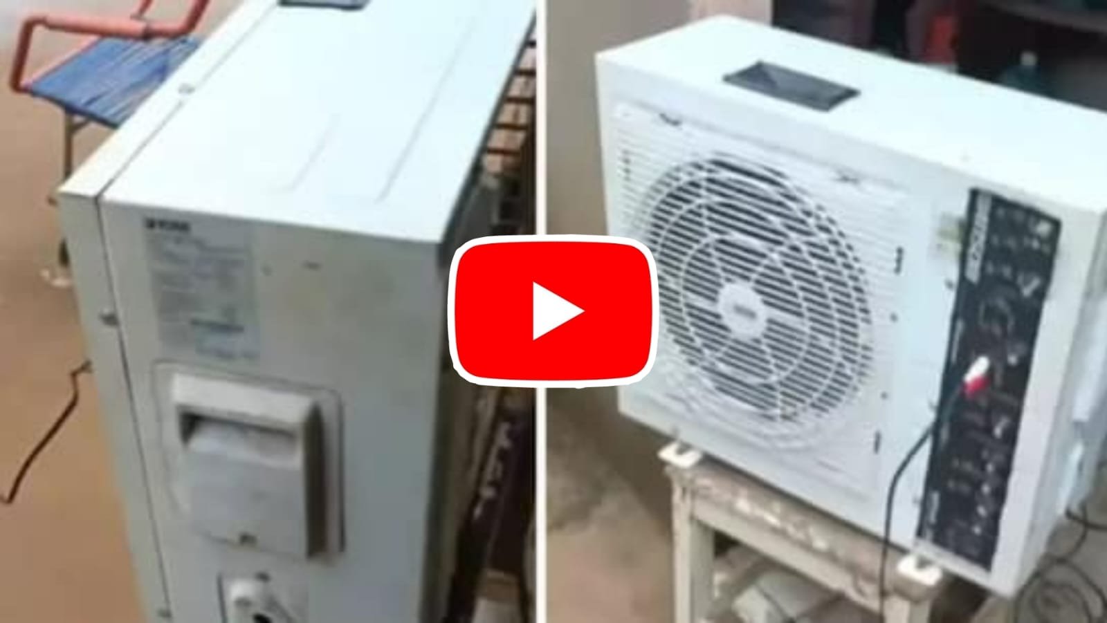 AC Unit Ka Jugaad: The guy used his amazing engineering brain with a bad AC unit.