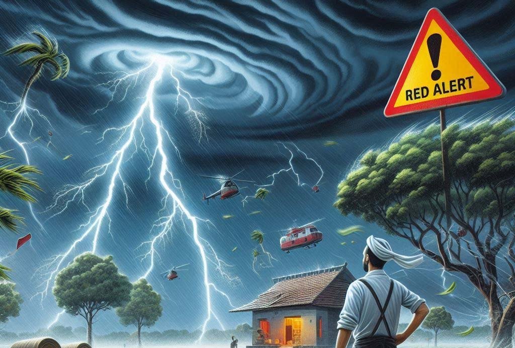 MP Weather: Red alert of thunderstorm and rain in 6 districts of the state today