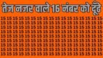 optical illusion: 15 अंक के आड़ में दुबक कर बैठा 16 अंक ढूंढ़ने वाला कहलायेगा बीरबल का नाती