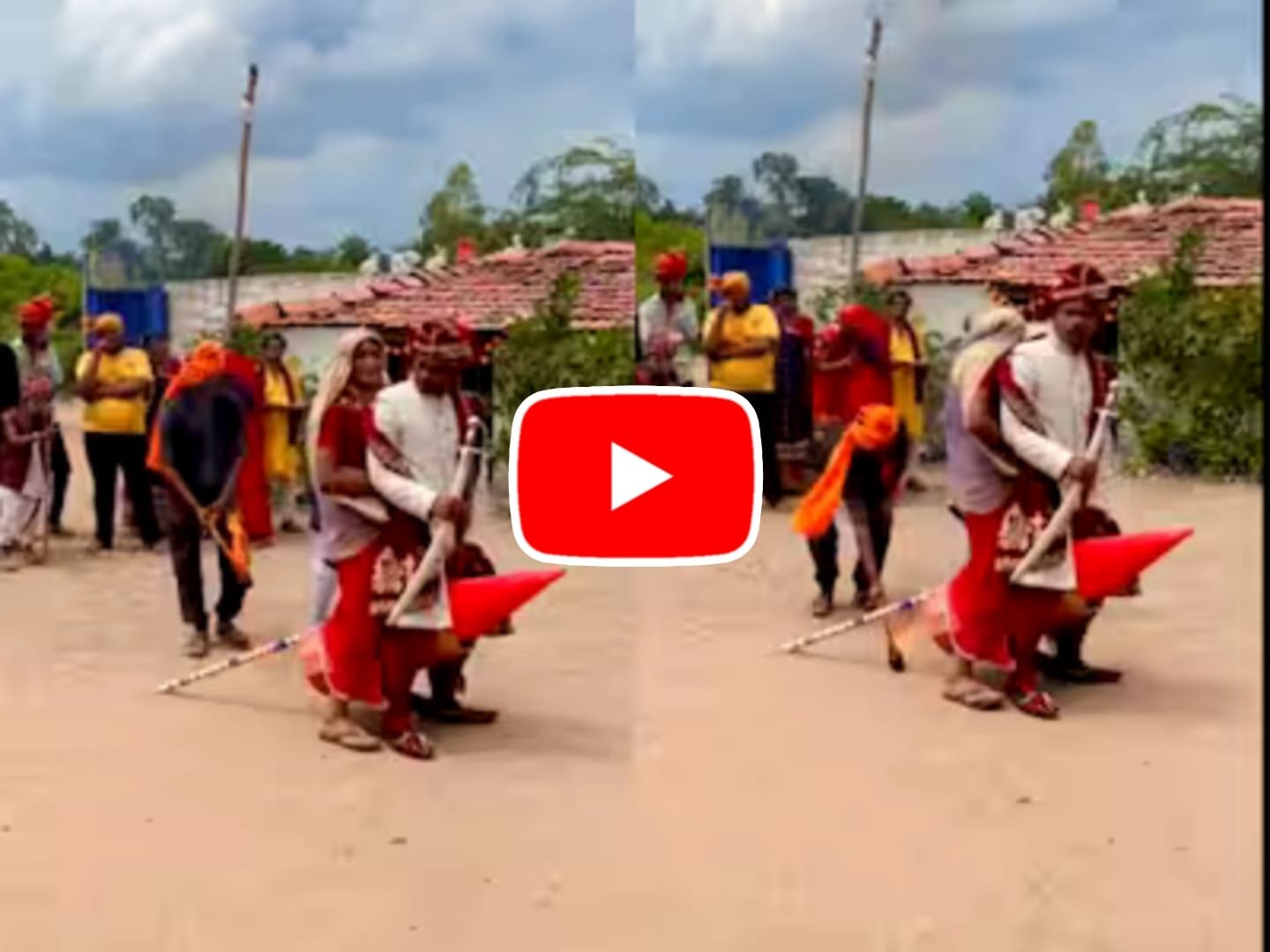 Viral Funny Video: The bride and groom sitting on the rocket and someone set it on fire from behind