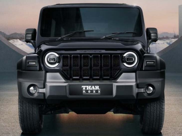 Mahindra Thar Roxx: Mahindra lovers go crazy after seeing the front look of 5 door Thar