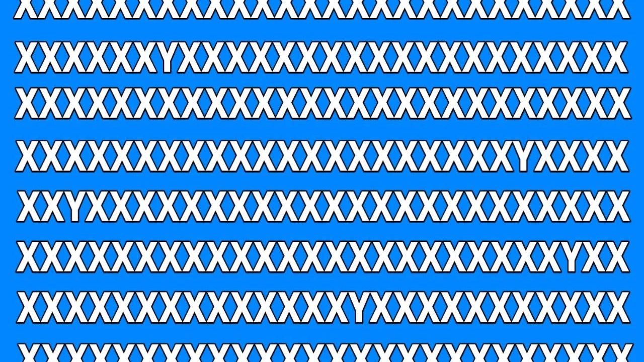 Optical illusion: क्या आप भी हैं नजरो के बाजीगर तो तस्वीर में 6 सेकंड में ढूंढ कर दिखाईये x के बीच में कितने y